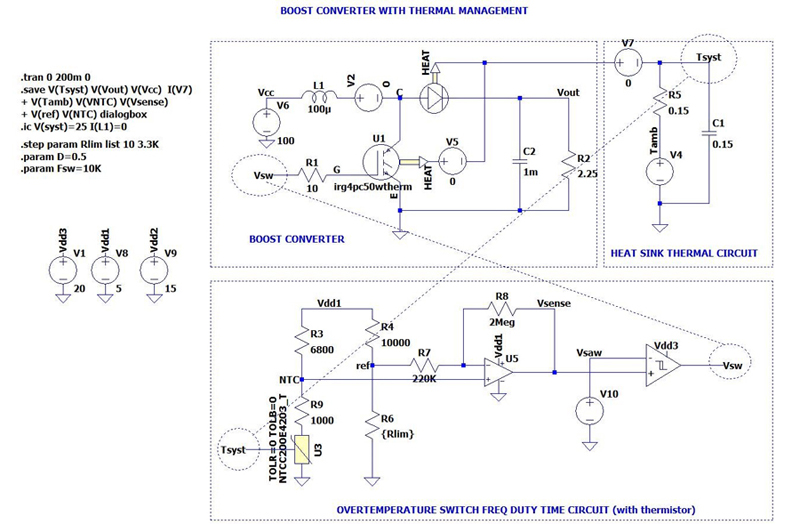 NTC Temperature Control for IGBT and Power MOSFET Modules